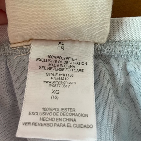 Modern Lux / White & Silver Tulle Circle Skater Skirt - Picture 5 of 8